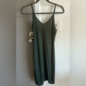 Slinky striped camisole dress